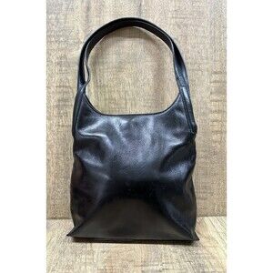 Jones New York genuine black leather shoulder bag  purse